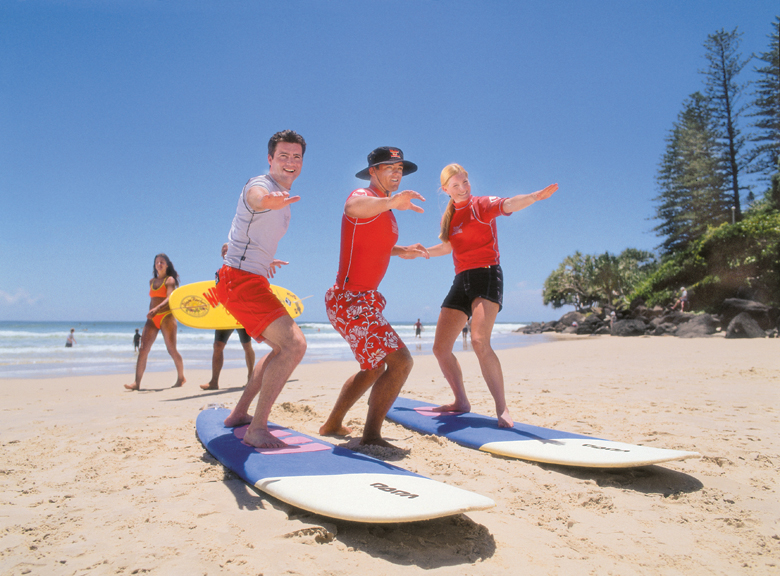 Surfs up at Burleigh Heads Holiday Apartments